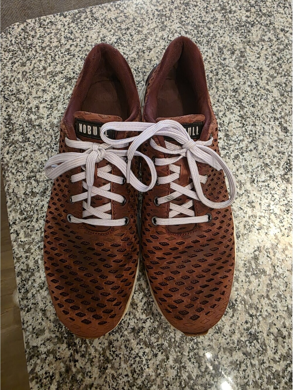 NOBULL Cabernet Prism Mesh Runner Sneakers Men 11 Women 12.5 Burgundy